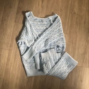 XL Baby Blue Sweater -Set